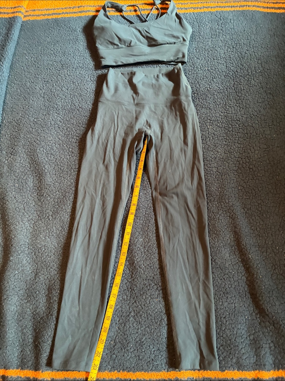 First health High-Waist Leggings with Matching Strappy Sports Bra